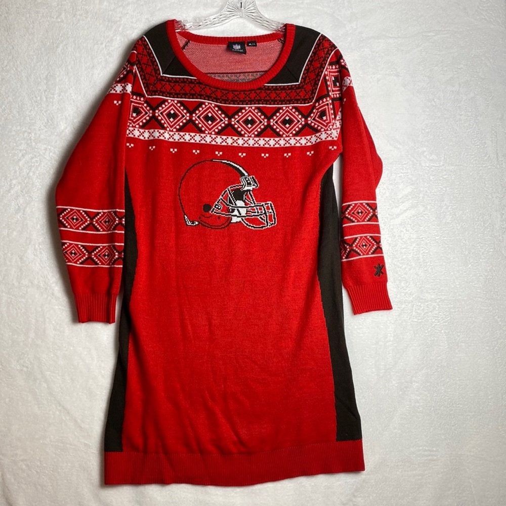 Cleveland Browns Sweater Dress NFL Team Apparel